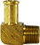 Midland Metal 32192 90 deg Elbow, 3/4 in Bubble Barbed x 3/4 in MIP, Brass