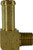 Midland Metal 38864 90 deg Elbow, 5/16 in Beaded Hose Barbed x 1/4 in MIP, Brass