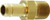 Midland Metal 21027 Single Mini Adapter, 1/4 in Barbed x 1/8 in MIP, Brass