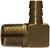 Midland Metal 32042SS 90 deg Elbow, 3/8 in Hose Barbed x 3/8 in Hose Barbed, Stainless Steel