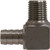 Midland Metal 32311SS 90 deg Elbow, 1/2 in Hose Barbed x 1/2 in Hose Barbed, Stainless Steel