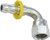 Midland Metal 30483 90 deg Swivel Elbow, 3/8 in Push-On Hose Barb x 3/8 in Female SAE 45 deg/37 deg JIC Swivel