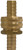 Midland Metal 30462 Coupling Set with Hex Nut, 5/8 in 5/8 in, Brass