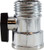 Midland Metal 30631 Garden Hose Shut-Off Valve, 3/4 in Nominal, FGH x MGH Connection