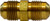 Midland Metal 10108L Light Pattern Union, 3/8 in SAE 45 deg Male Flare x 3/8 in SAE 45 deg Male Flare, Brass