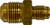 Midland Metal 10123 Reducing Union, 5/8 in SAE 45 deg Male Flare x 1/2 in SAE 45 deg Male Flare, Brass
