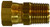 Midland Metal 28752 Straight Swivel Adapter, 1/4 in Female 37 deg JIC Flared x 1/4 in MNPT, Brass