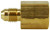 Midland Metal 28957 Straight Adapter, 7/16 in Male JIC x 1/8 in FIP, 1.19 in, Brass