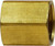 Midland Metal 12026 Hex Internal Union, 3/8 in Inverted Flared x 3/8 in Inverted Flared, Brass