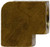 Midland Metal 12110 90 deg Elbow, 1/4 in Female Inverted Flared x 1/8 in FNPTF, Brass