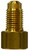 Midland Metal 12215 Dual Master Cylinder Adapter, 5/16 in Male Inverted Flared x 1/4 in Female Inverted Flared