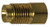 Midland Metal 12220 Dual Master Cylinder Adapter, 5/16 in Male Inverted Flared x 1/4 in Female Inverted Flared