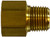 Midland Metal 12310 Restriction Pipe Adapter, 1/8 in FIP x 1/8 in MIP, Brass
