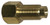 Midland Metal 12205 Master Cylinder Connectors, Inverted Flare, M10x1.0 Male x 3/8-24 Female Adptr, Brass Fittings