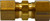 Midland Metal 18062 Union, 1/8 in Compression x 1/8 in Compression, Brass