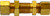 Midland Metal 18090 Bulkhead Union, 3/8 in Compression x 3/8 in Compression, Brass