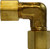 Midland Metal 18130 90 deg Union Elbow, 7/8 in Compression x 7/8 in Compression, Brass
