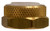 Midland Metal 20214 Hex Nut and Sleeve Assembly, 1/2 in Flareless, Brass