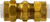 Midland Metal Poly-Flo 20244 Union, 3/8 in Tube OD x 3/8 in Tube OD, Brass