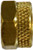 Midland Metal 20220 Hex Nut, 1/4 in Flareless, Brass