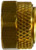 Midland Metal 20231 Universal Hex Nut and Sleeve Assembly, 3/8 in Flareless, Brass