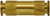 Midland Metal 20022 Reducing Connector, 3/8 in Push-In x 1/4 in Push-In, Brass
