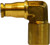Midland Metal 20089 Elbow, 1/4 in Tube OD x 1/8 in FNPTF, Brass