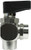 Midland Metal 46670 90 deg Mini Angle Ball Valve, 1/8 x 1/8 in Nominal, FNPT x FNPT, 250 psi Pressure