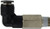Midland Metal 20573C 90 deg Long Pattern Swivel Elbow, 1/4 in Push-In x 1/4 in MIP, Composite