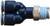 Midland Metal 20187C Swivel Composite Wye Connector, 1/4 in Push-In x 1/4 in Push-In x 1/8 in MIP, Composite