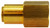 Midland Metal 660808 Straight Connector, 1/2 in Tube OD x 1/2 in FNPTF, Brass