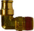 Midland Metal 691008S 90 deg Swivel Elbow, 5/8 in Tube OD x 1/2 in Male NPTF, Brass