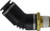 Midland Metal 540604SC 45 deg Elbow, 3/8 in Push-In x 1/4 in MIP, Composite