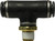 Midland Metal 720404SC Fixed Branch Tee, 1/4 in Push-In x 1/4 in Push-In x 1/4 in MIP, Composite