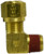 Midland Metal 38090 90 deg Elbow, 3/8 in Tube OD x 1/4 in Male NPTF, Brass