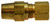 Midland Metal 38208 Adapter, 3/8 in Tube OD x 3/8 in FNPTF, Brass