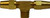 Midland Metal 38279 Branch Tee, 3/8 in Tube OD x 3/8 in Male NPTF x 3/8 in Male NPTF, Brass