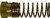 Midland Metal 38016 Nut and Spring Assembly, 1/2 in Tube, Brass