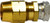 Midland Metal 38357 Connector, 3/8 in Hose x 3/4 in Female ABS, Brass