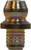 Midland Metal 36164 Drive Type Ball Check, 3/16 in Thread, Steel, 0.52 in OAL
