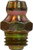 Midland Metal 36174 Ball Check, M8 x 1 mm Thread, Male Metric Thread, 9 mm Hex, Steel, 16 mm OAL