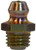 Midland Metal 36186 Ball Check, 5/16-24 Thread, 3/8 in Hex, Steel, 0.65 in OAL
