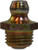 Midland Metal 36188 Ball Check, 3/8-24 Thread, 0.437 in Hex, Steel, 0.65 in OAL