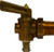 Midland Metal 46071 Drain Cock, 1/4 in Nominal Pipe, MIP, Brass Body