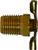 Midland Metal 46075 Drain Cock, 1/4 in Nominal Pipe, MIP, Brass Body