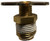 Midland Metal 46083 Drain Cock with External Seat, 1/2 in Nominal Pipe, MIP, Brass Body