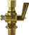 Midland Metal 46132 Shut-Off Cock, 5/16 x 1/8 in Nominal, Male Compression x MIP, Forged Brass Body