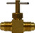 Midland Metal 46045 Needle Valve, 1/4 x 1/4 in Nominal, Male Flared x Male Flared, 150 psi Pressure
