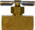Midland Metal 46056P Heavy Pattern Needle Valve, 1/4 x 1/4 in Nominal, FIP x FIP, 150 psi Pressure