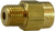 Midland Metal 46505 High Pressure Check Valve, 1/4 x 1/4 in Nominal, MIP x FIP, Brass Body, Import